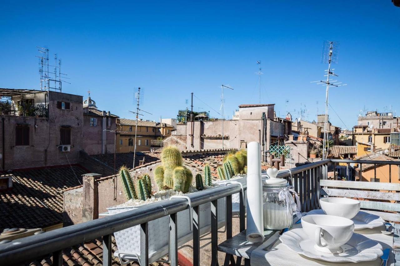 Bbhomerome - Campo Dei Fiori Balcony View Penthouse Dış mekan fotoğraf