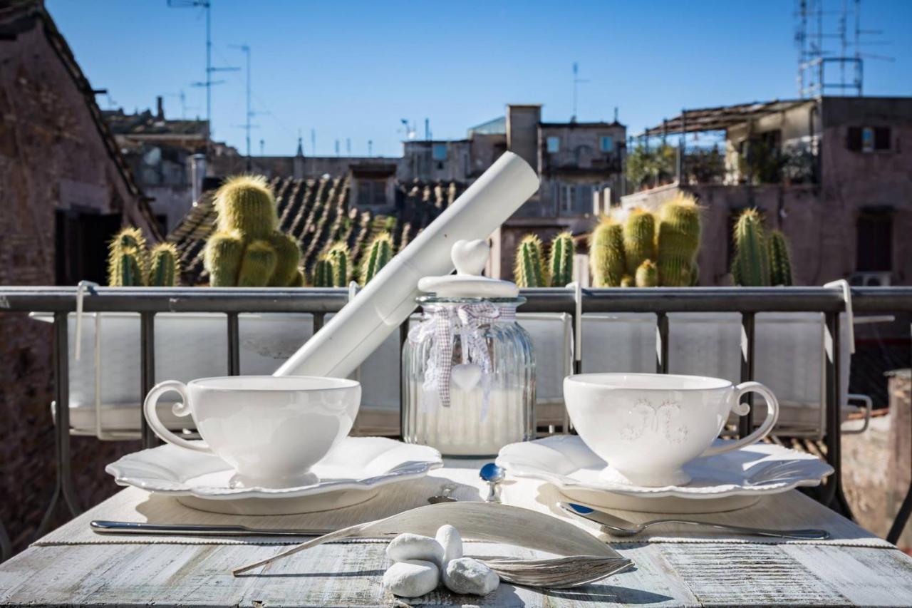 Bbhomerome - Campo Dei Fiori Balcony View Penthouse Dış mekan fotoğraf